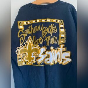 Southern Belle Saints foot ball longsleeve